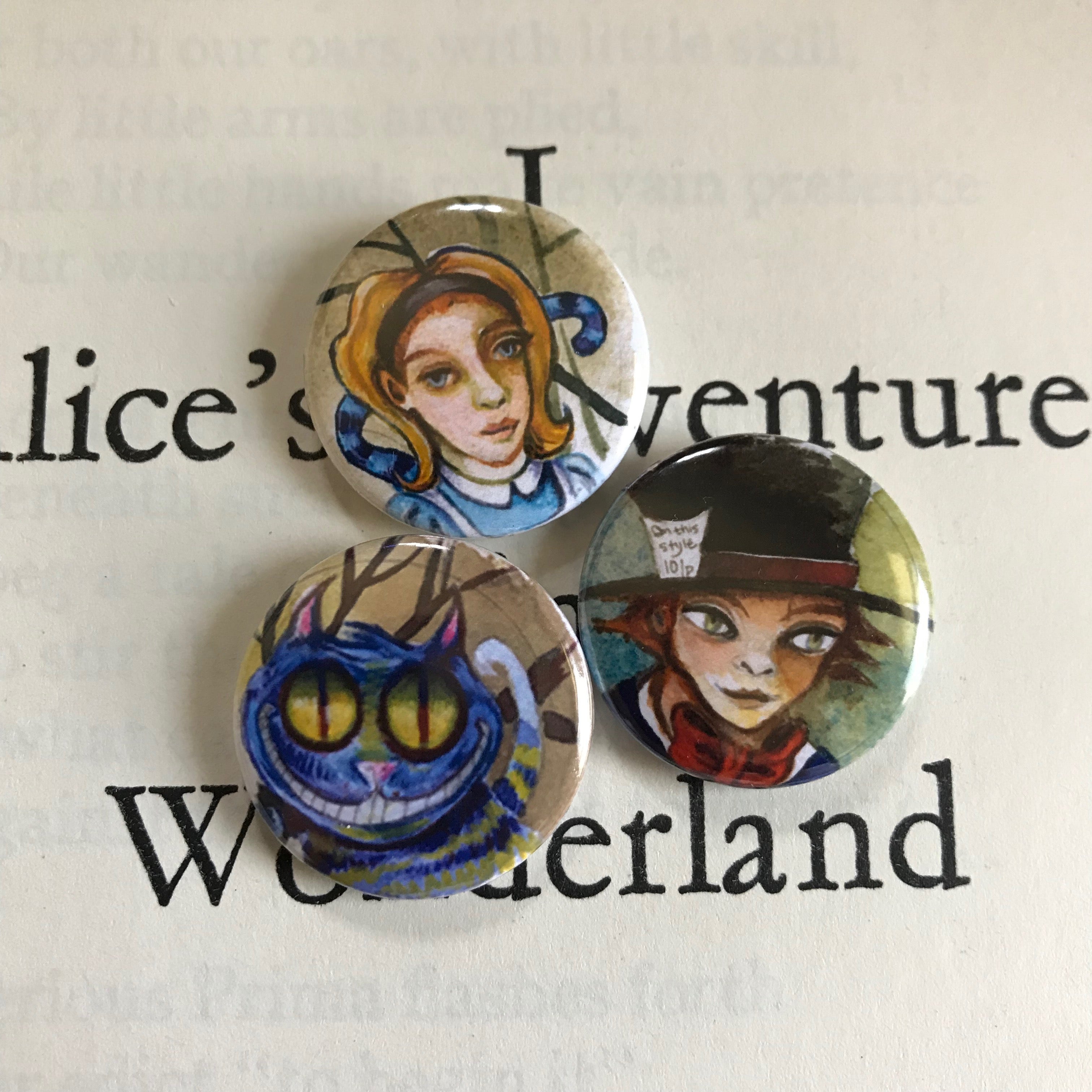 Button  Art Pins