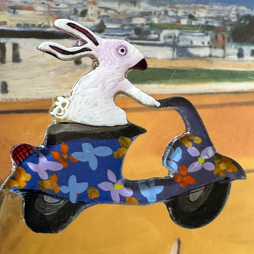 Rabbit on a Vespa