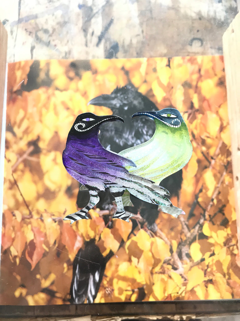 Raven, Painted