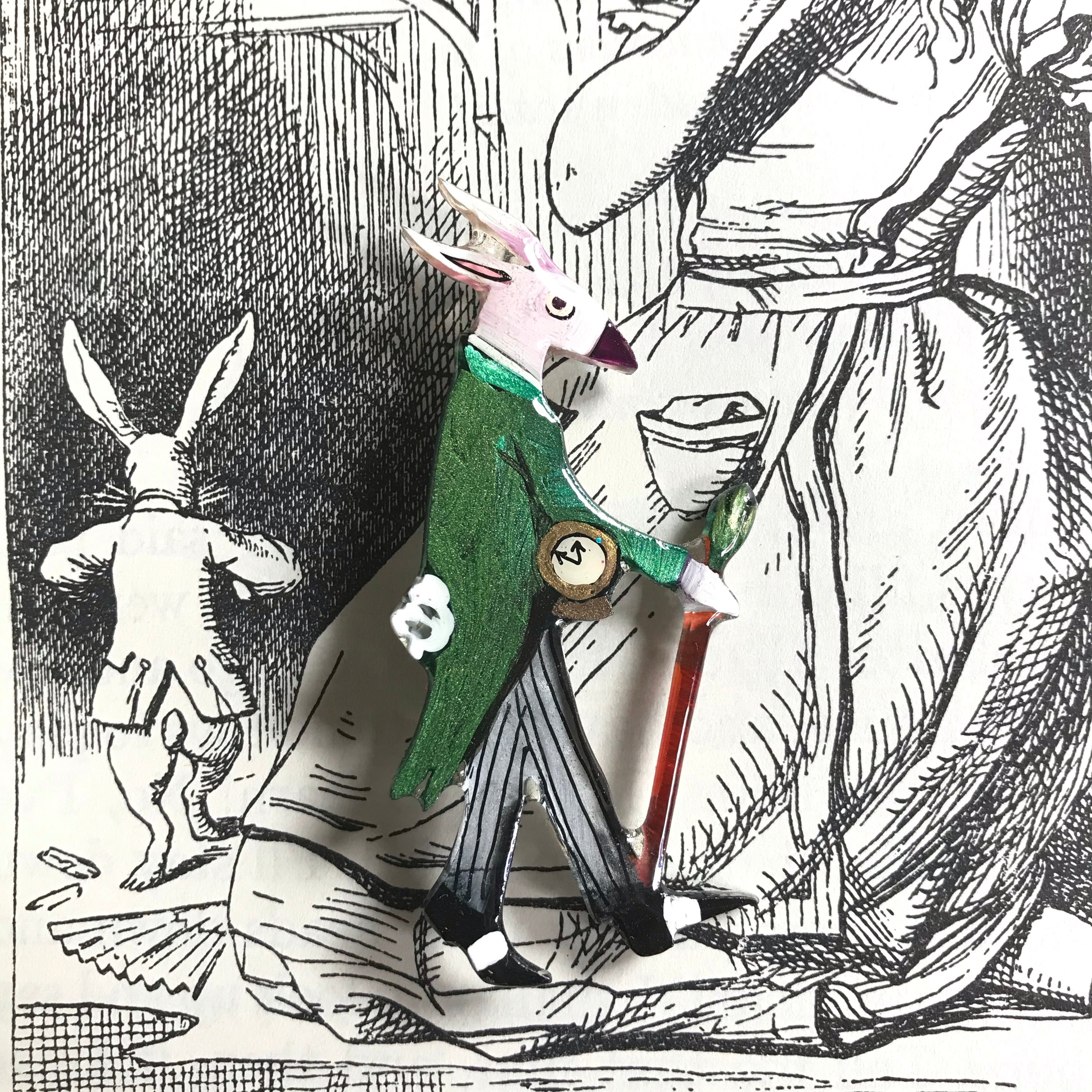 Alice Rabbit Ar White Rabbit Alice In Wonderland Illustration